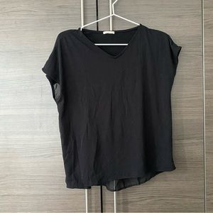 GU by Uniqlo Black Tee